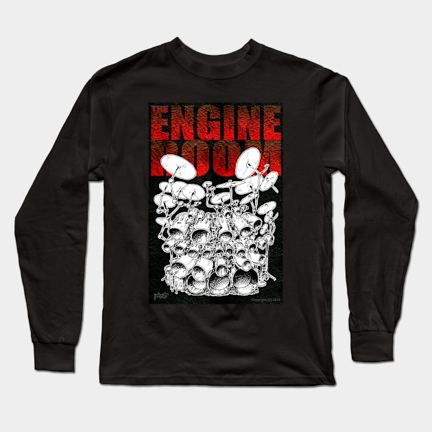 The Engine Room Long Sleeve T-Shirt by JohnT